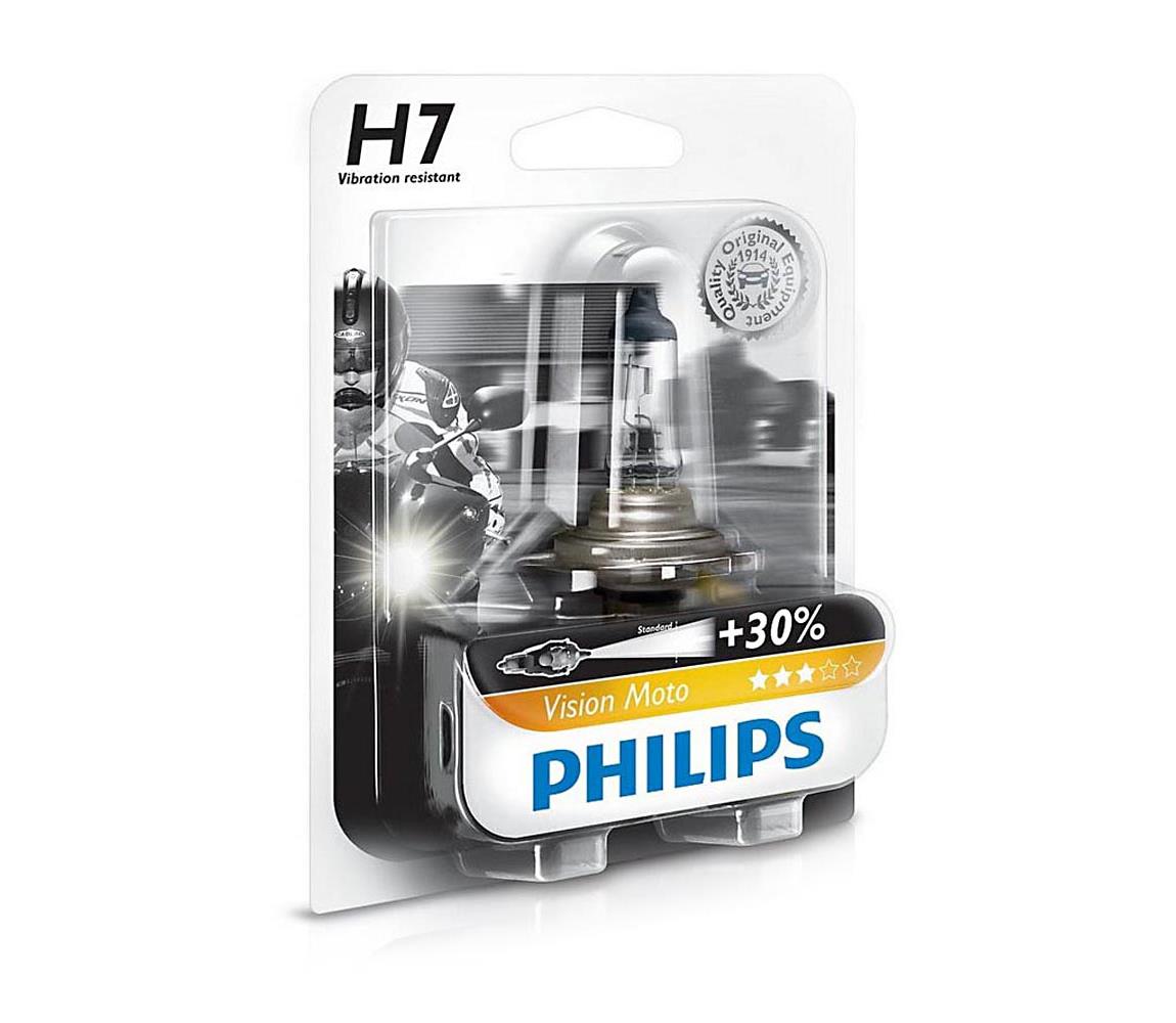 Philips Motožiarovka Philips X-TREME VISION MOTO 12972PRBW H7 PX26d/55W/12V 3200K